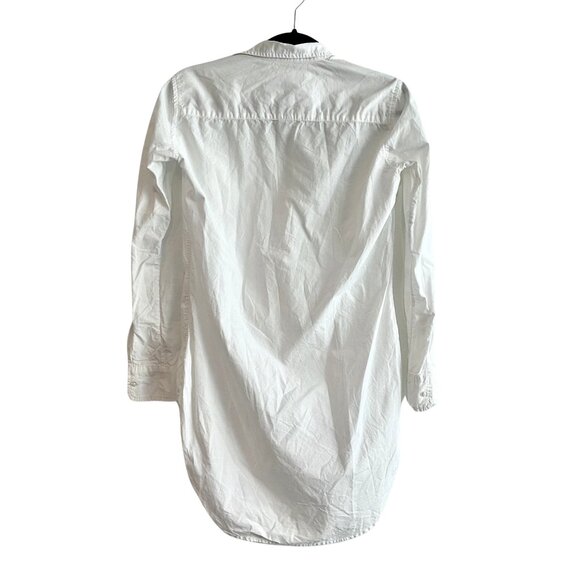 Frank & Eileen Relaxed White Cotton Button Down Shirt XS - Picture 3 of 9